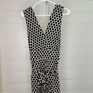 Anthropologie Eva Franco Black And White Jumpsuit Size Large